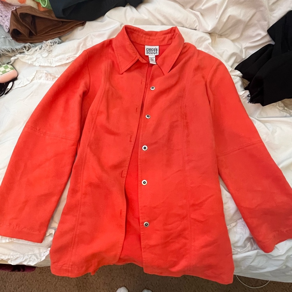 Orange trench/blazer jacket🧡